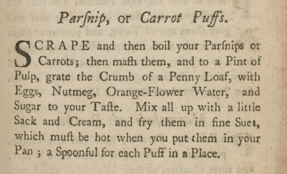 Parsnip or Carrot Puffs recipe